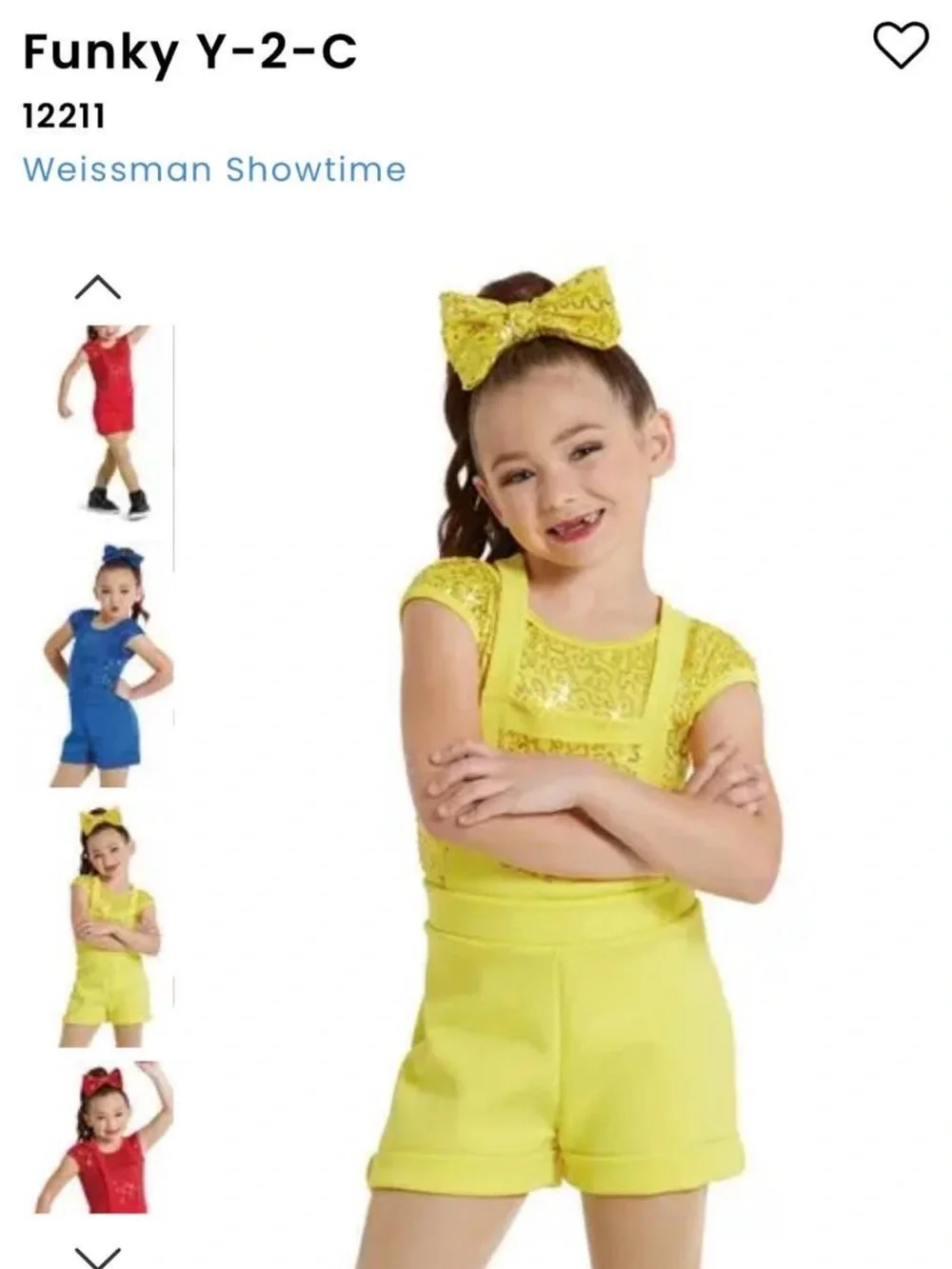 Weissman 12211 costume